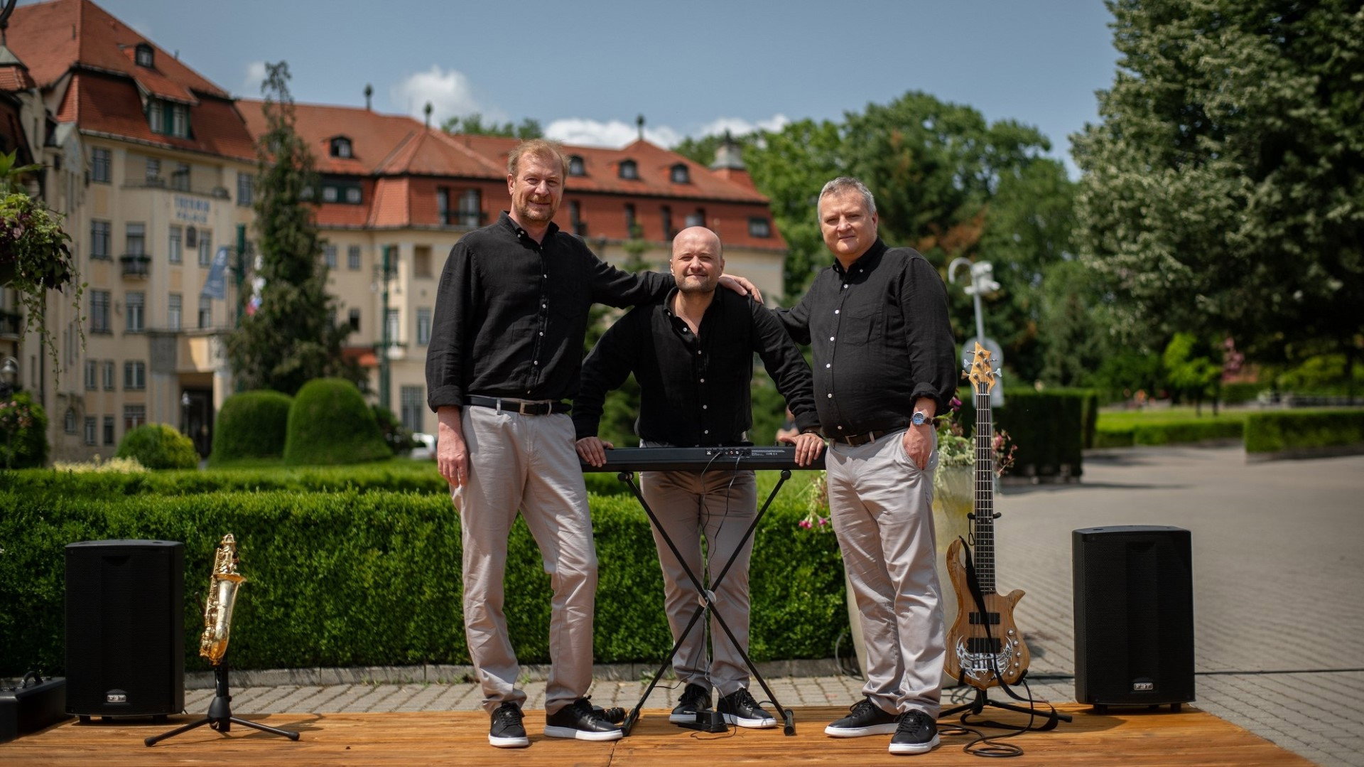 Three elegant men