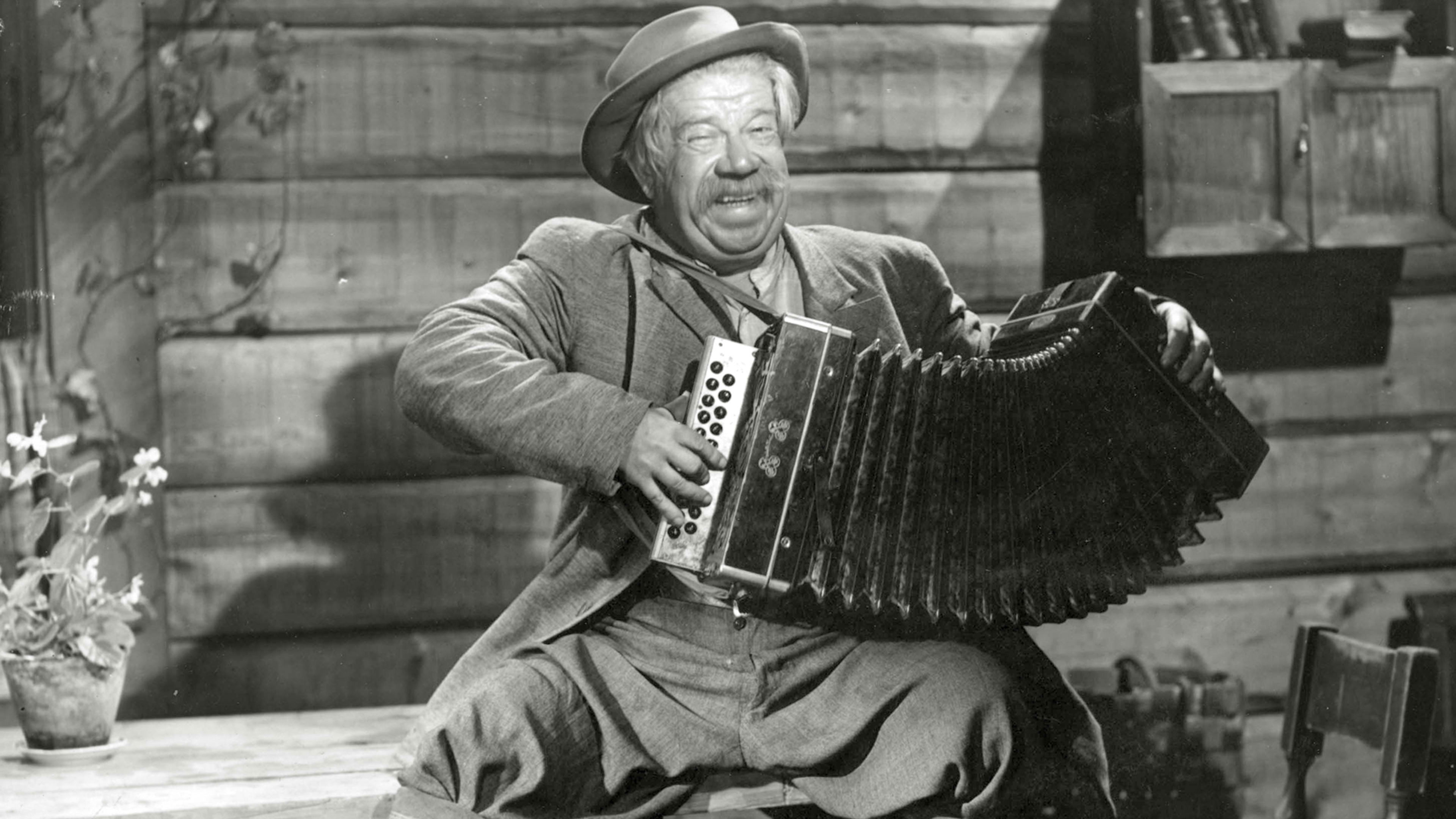 Isäntä soittaa hanuria