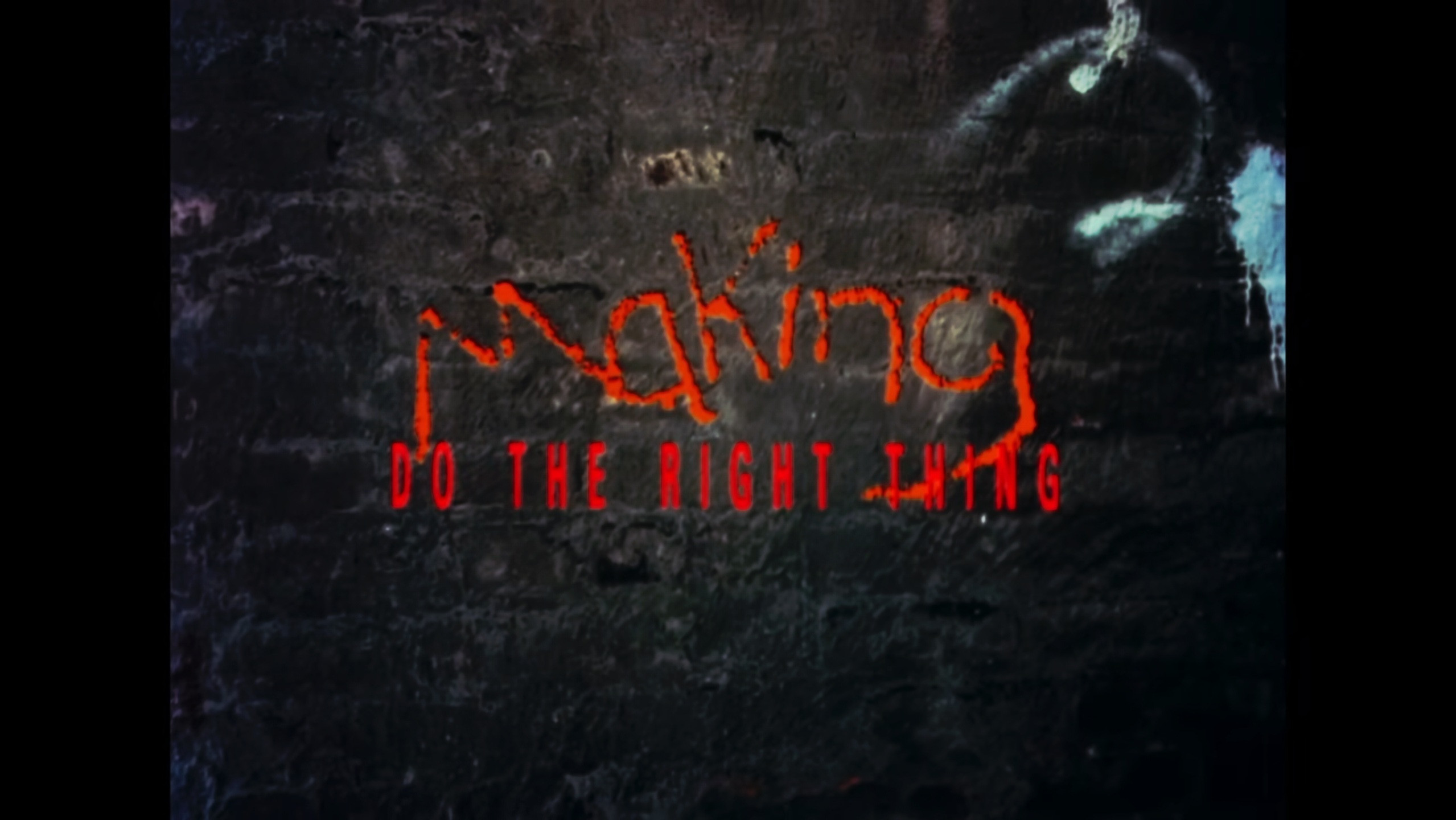 Making 'Do the Right Thing'