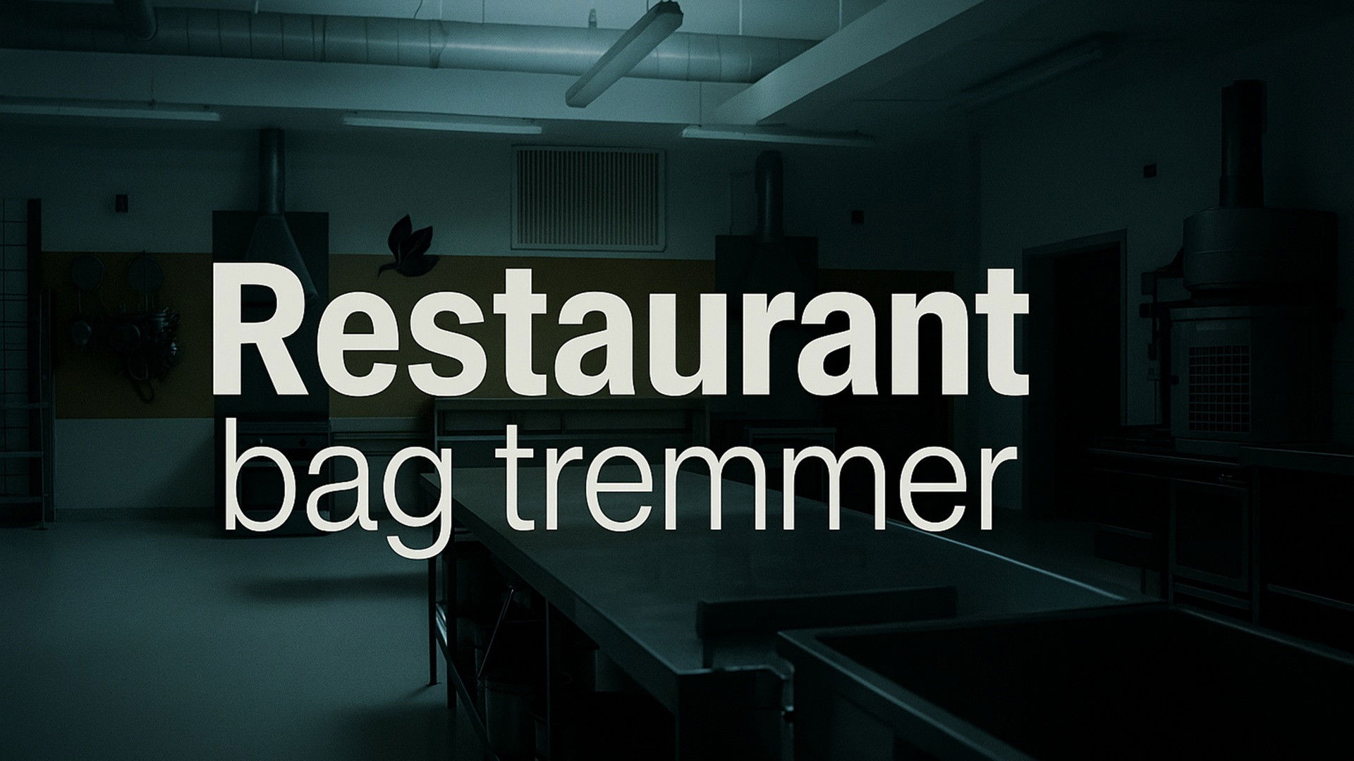Restaurant bag tremmer