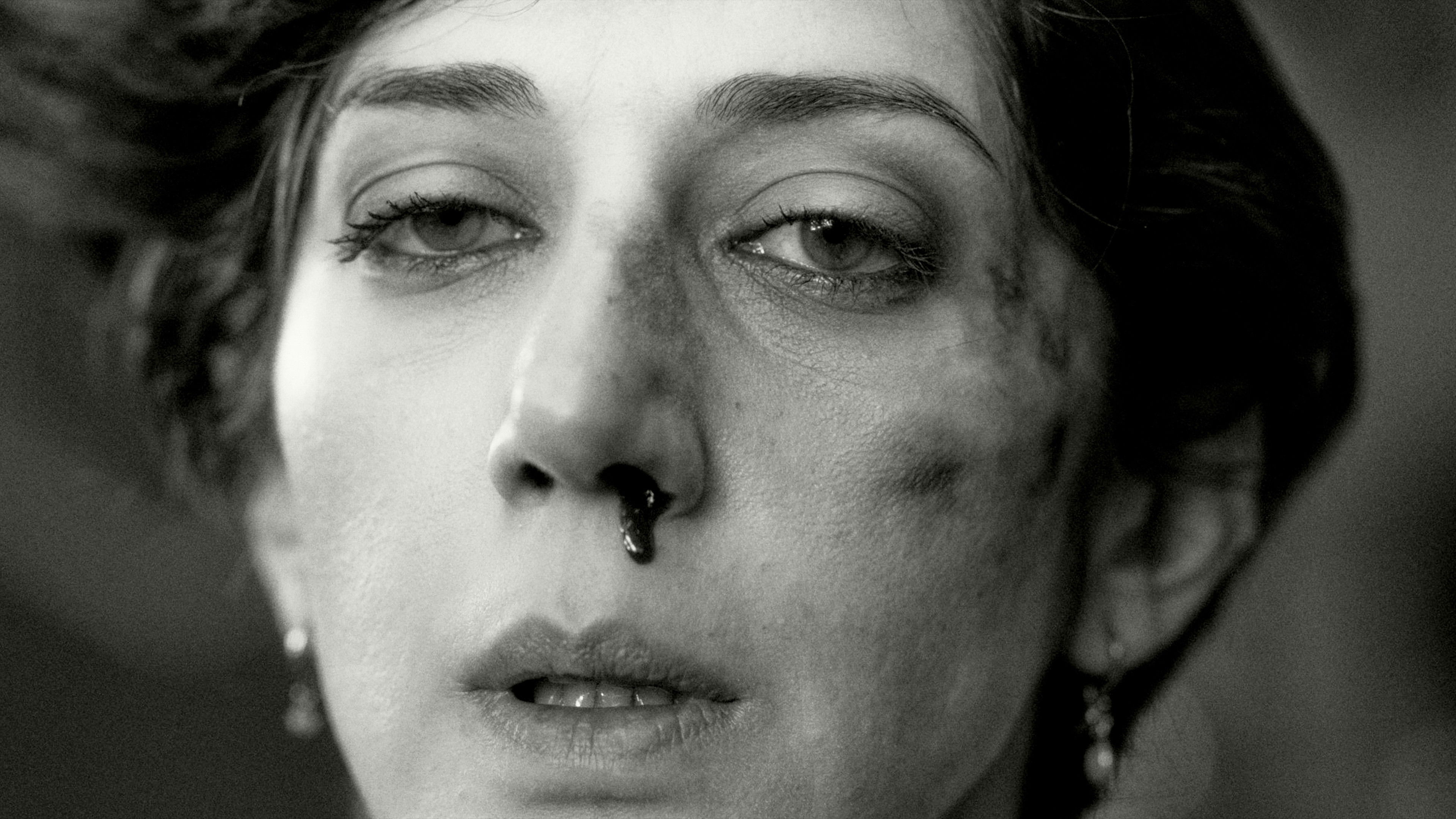 Two People Exchanging Saliva