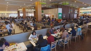 Gunma, Isesaki, at the usual food court