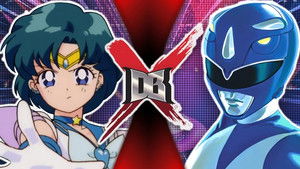 Sailor Mercury VS Blue Ranger