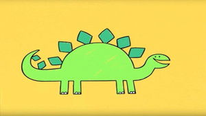 How To Draw A Stegosaurus