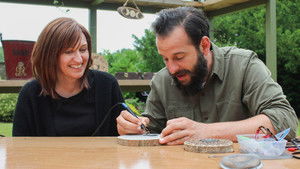 Pyrography and Stained Glass