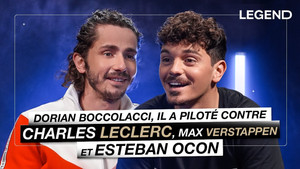 As a race car driver, he competed against Charles Leclerc, Max Verstappen, and Esteban Ocon (Dorian Boccolacci)
