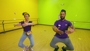 Meekah Busts a Move at 02B Kids!