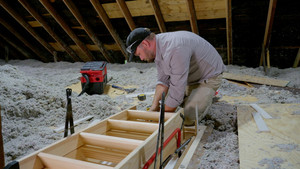 Split Water Heater; Attic Ladder
