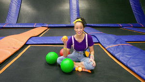 Meekah Bounces Around Skyzone!