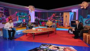 Joe Thomas, Paul Sinha & Maisie Adam