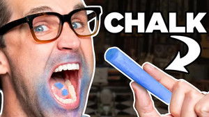 We Try Chalk Eating ASMR (Expectation vs. Reality)