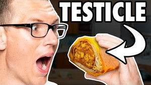 Bull Testicle Breakfast Burrito Taste Test