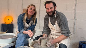 Pottery and Fluid Art