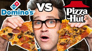 Dominos vs. Pizza Hut Taste Test | FOOD FEUDS