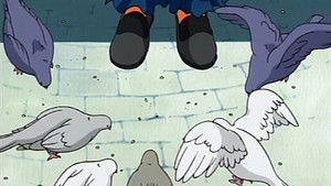 The partner in crime is a mysterious old woman