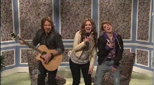 Miley Cyrus with The Strokes