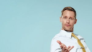 Alexander Skarsgård with Cardi B