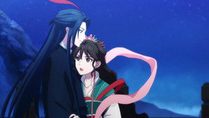 Epiphyllum Blooms, Spiritual Bird Spreads Wings for Beauty