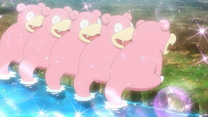 Splash, Dash, and Smash for the Crown! / Slowking's Crowning!