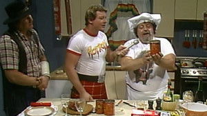 Guest hosts Roddy Piper and Bob Orton