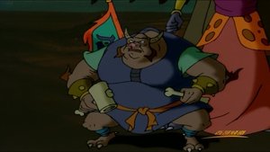 Bravely Charging Lion Camel Ridge