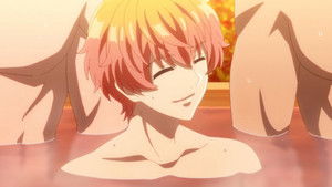 Carbonated hot springs are cold, so you can enter for a long time