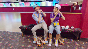 Meekah & Blippi Rollerskate at Moonlight Rollerway