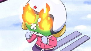 Keroro vs. Fuyuki: A Sports Showdown / Kululu vs. Aki: A Devastating Assault Robot Battle