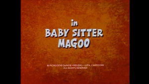 Baby Sitter Magoo