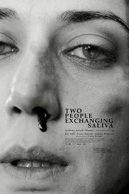 Two People Exchanging Saliva
