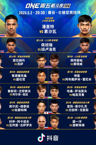 ONE Friday Fights 106: Panrit vs. Suksawat