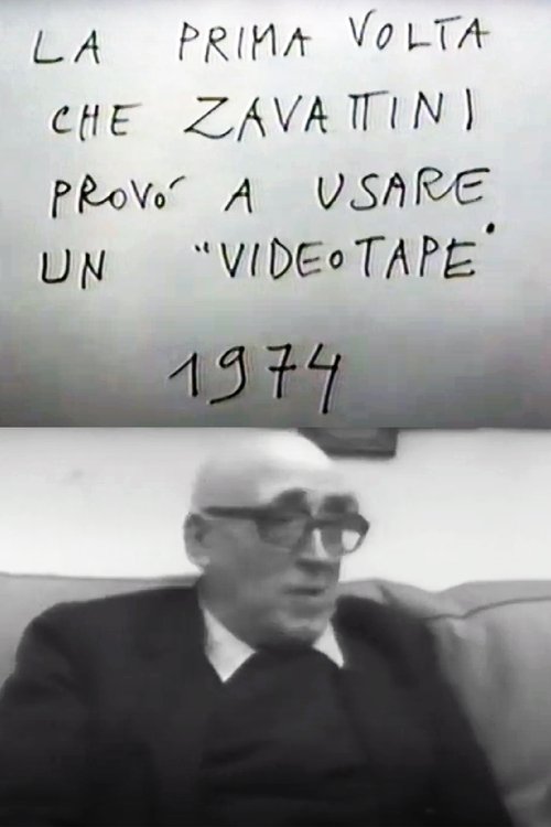 La prima volta che Zavattini provò ad usare un videotape