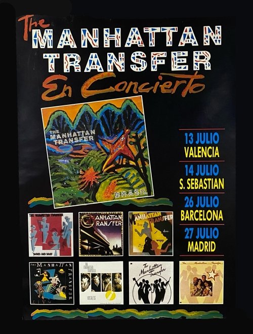 The Manhattan Transfer · Velòdrom d'Horta (Barcelona, 1989)