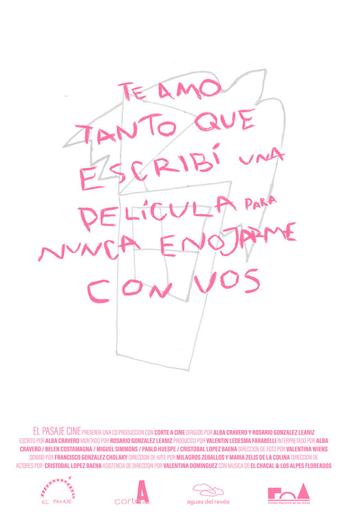 I Love You So Much That I Wrote a Movie to Never Get Upset with You