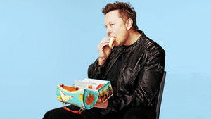 Elon Musk with Miley Cyrus